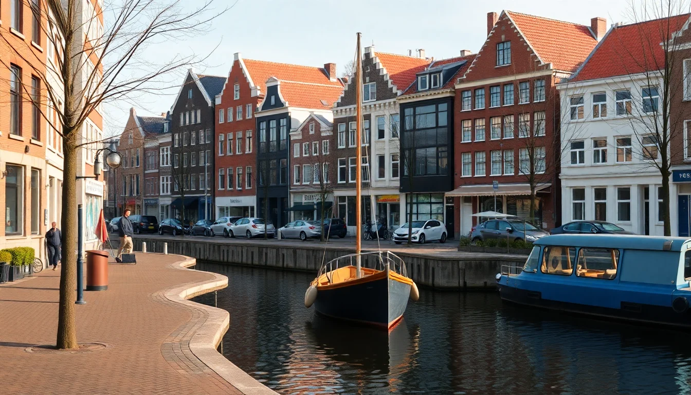 Amsterdam canal building